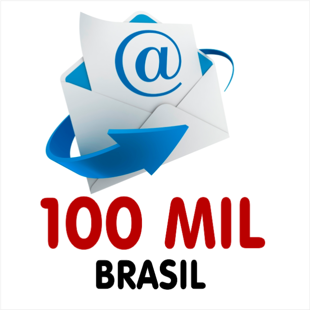 Lista de Emails Brasil Nacional - Mailing 100 Mil Emails Validos Brasil