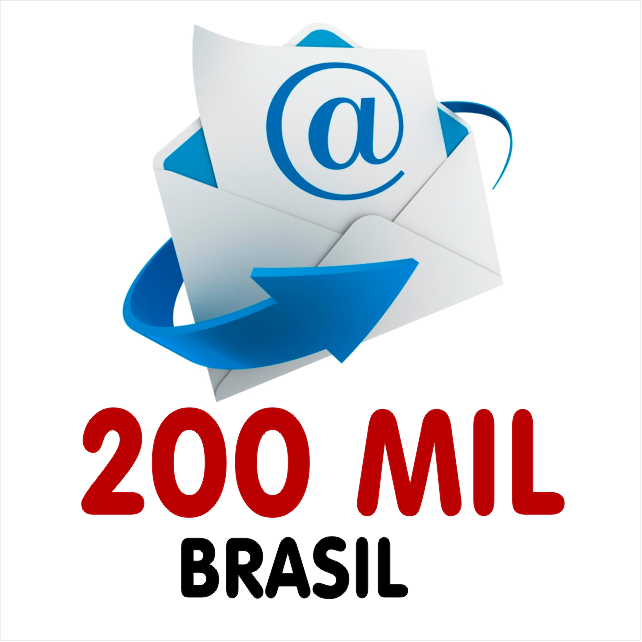 Lista de Emails Brasil Nacional - Mailing 200 Mil Emails Validos Brasil