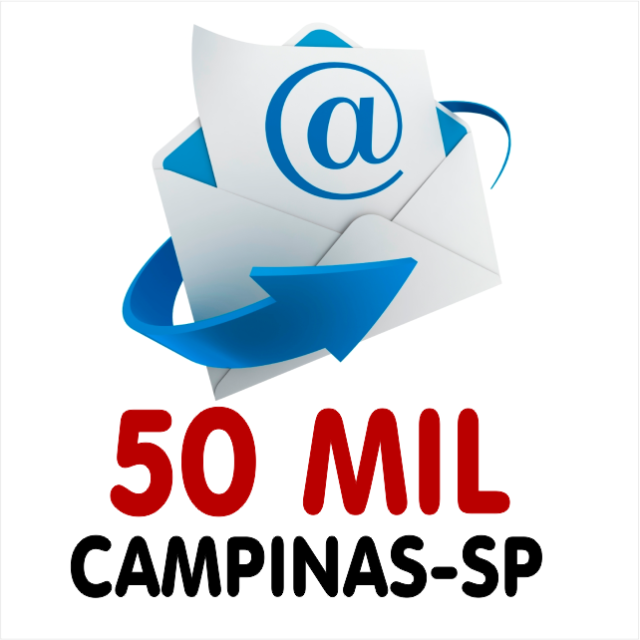 Lista de Emails Campinas SP - Mailing 50 Mil Emails Validos Campinas SP
