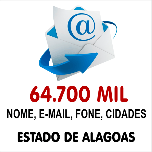 Lista de Emails Validos Estado de Alagoas